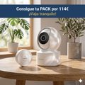 Pack de Seguridad Total — Cámara IMILAB C22 3K + Detector de Fugas KERUI